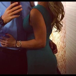 Green long dress/ gown